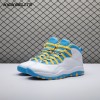 Air Jordan 10 OG Blue White Men's Air Jordan 10 OG Blue White Men's