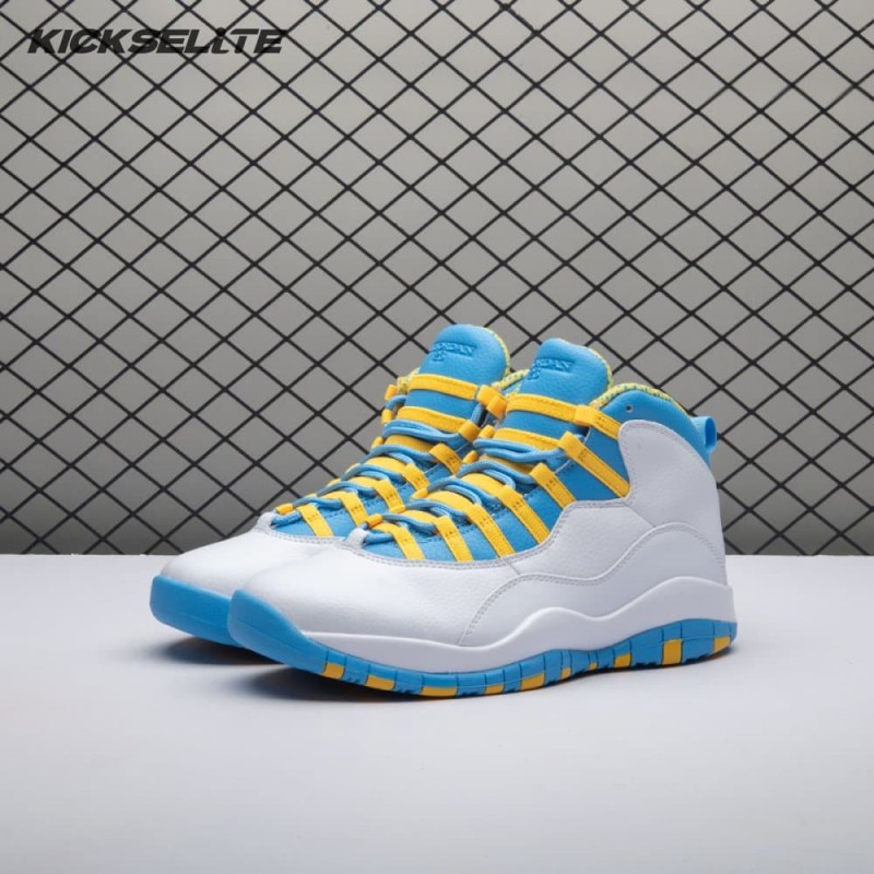Air Jordan 10 OG Blue White Men's Air Jordan 10 OG Blue White Men's