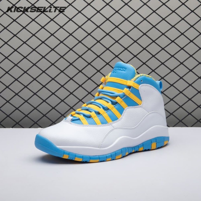 Air Jordan 10 OG Blue White Men's Air Jordan 10 OG Blue White Men's
