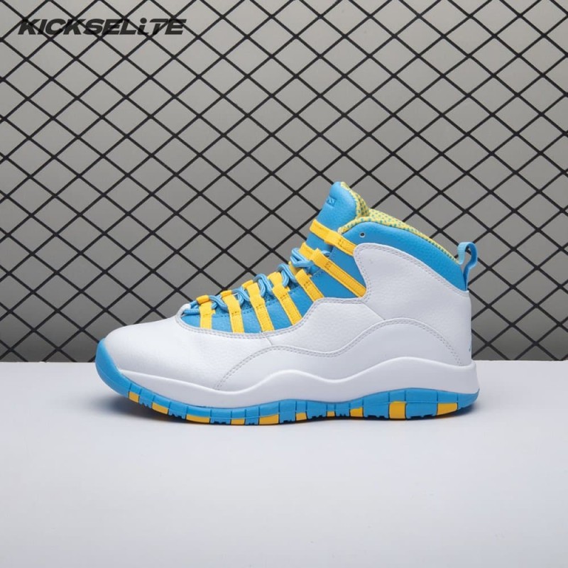 Air Jordan 10 OG Blue White Men's Air Jordan 10 OG Blue White Men's