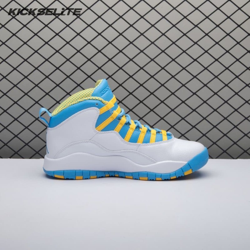 Air Jordan 10 OG Blue White Men's Air Jordan 10 OG Blue White Men's