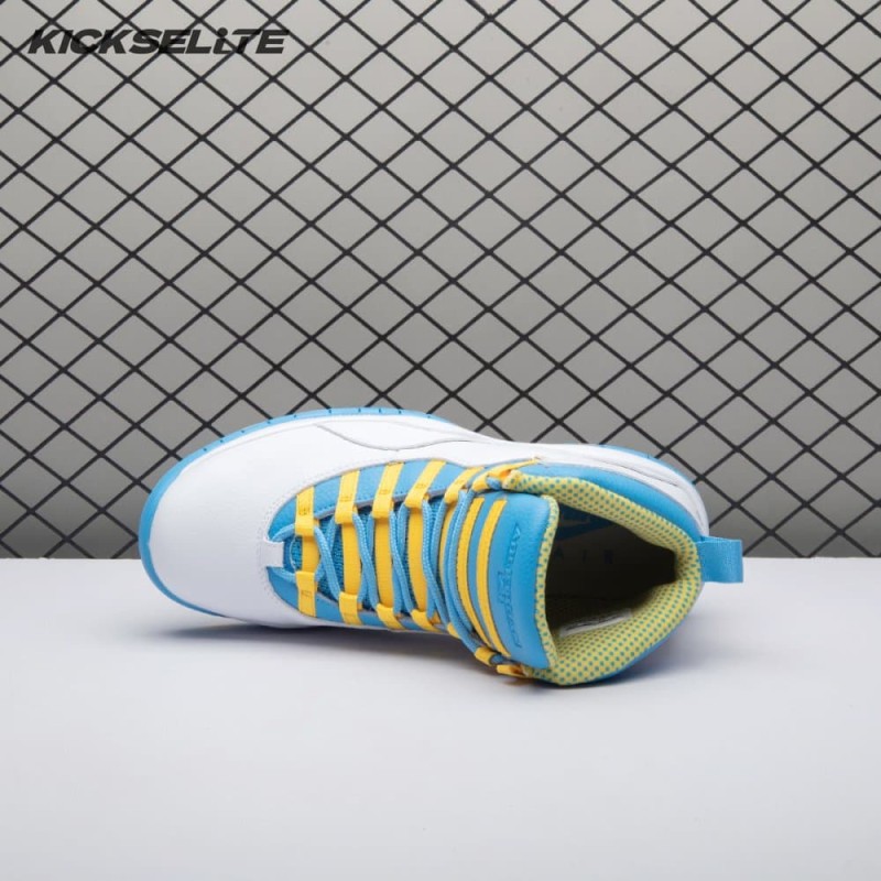 Air Jordan 10 OG Blue White Men's Air Jordan 10 OG Blue White Men's