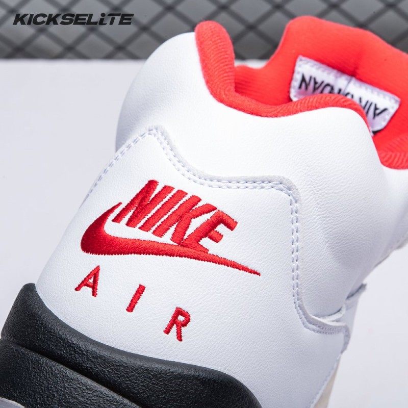 Jordan 5 Retro Fire Red Silver Tongue (2020) DA1911-102 Men's