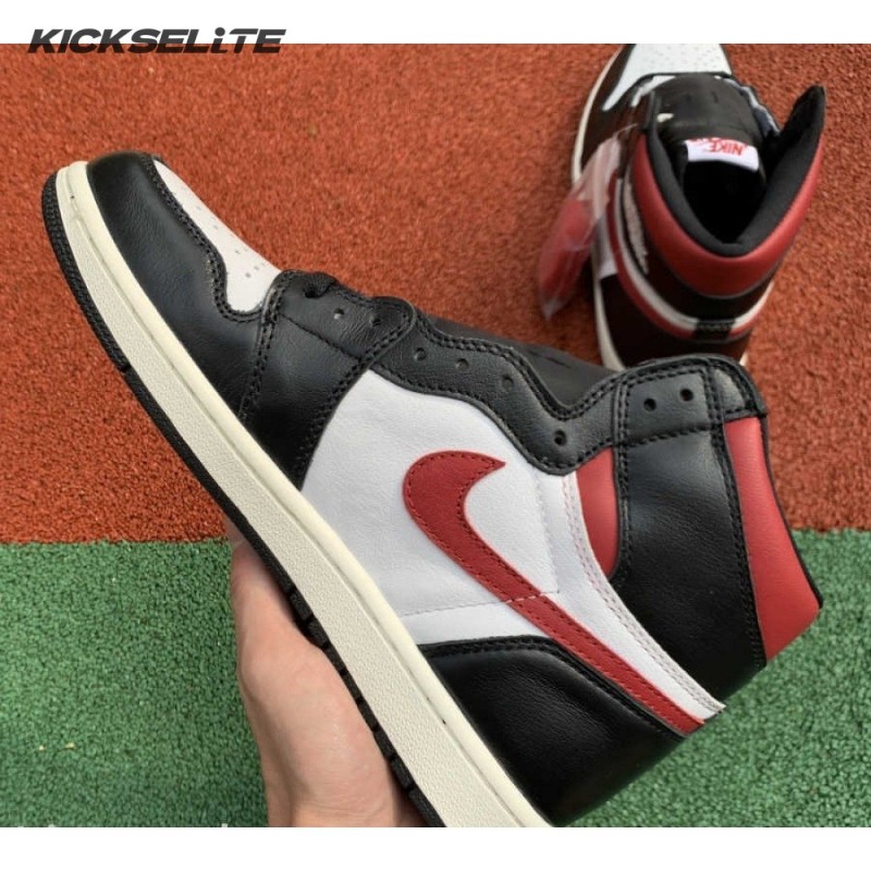 Jordan 1 Retro High Black Gym Red Men's