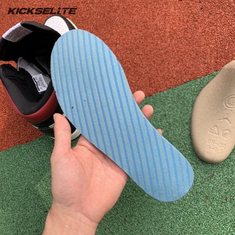 Jordan 1 Retro High Black Gym Red Men's