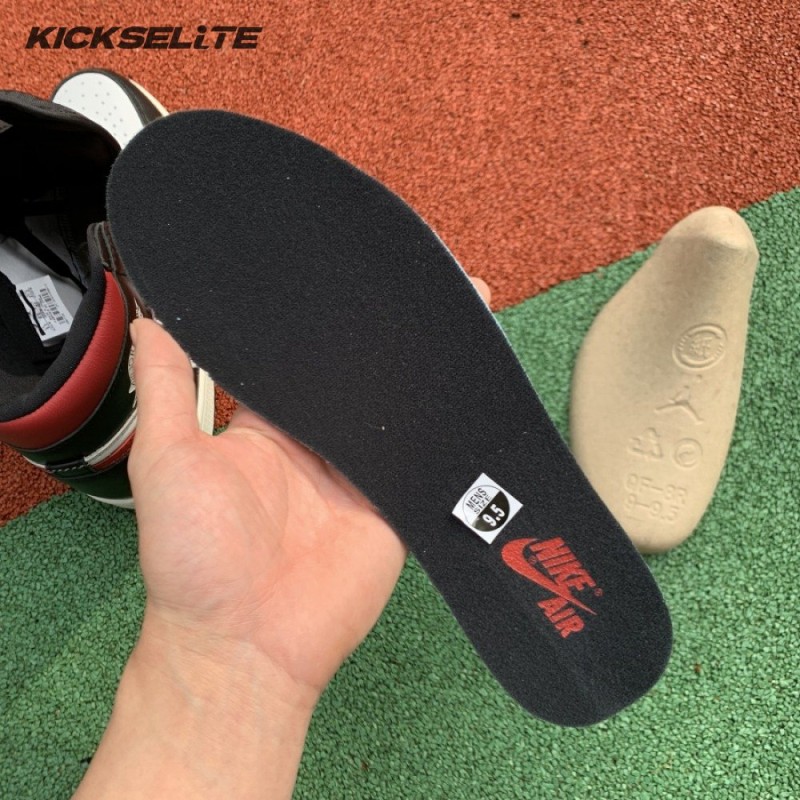 Jordan 1 Retro High Black Gym Red Men's