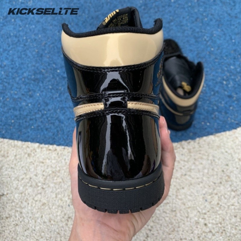 Jordan 1 Retro High Black Metallic Gold (2020) Unisex