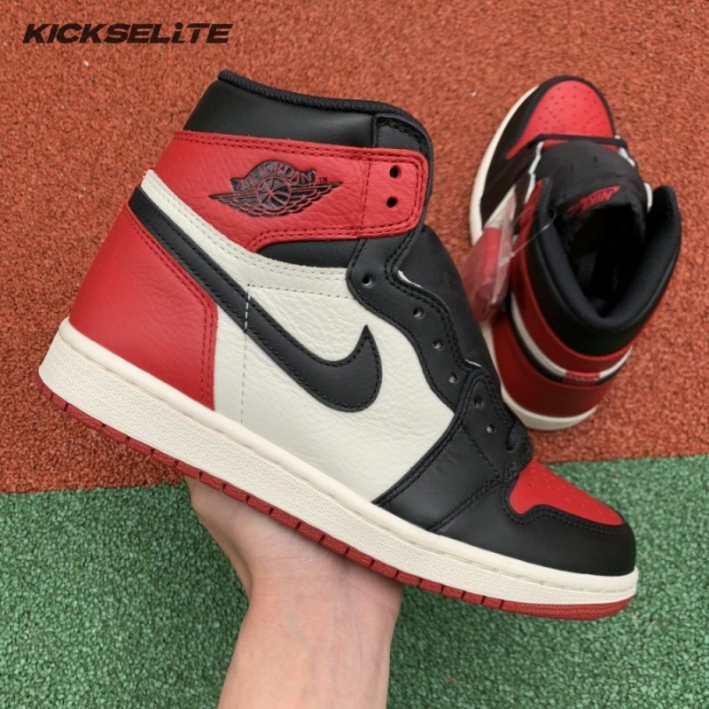 Jordan 1 Retro High Bred Toe Unisex