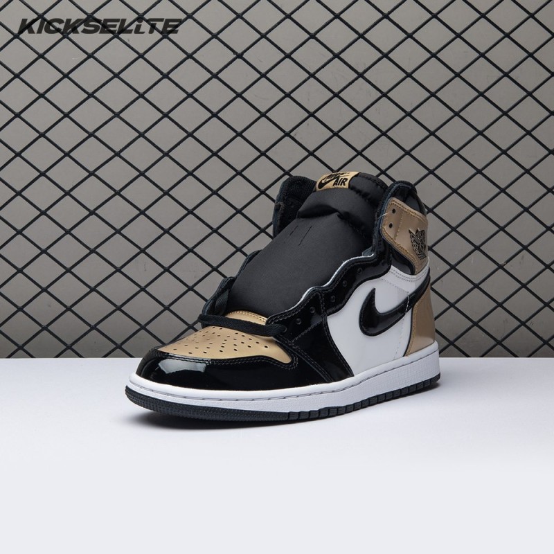 Jordan 1 Retro High NRG Patent Gold Toe Men's
