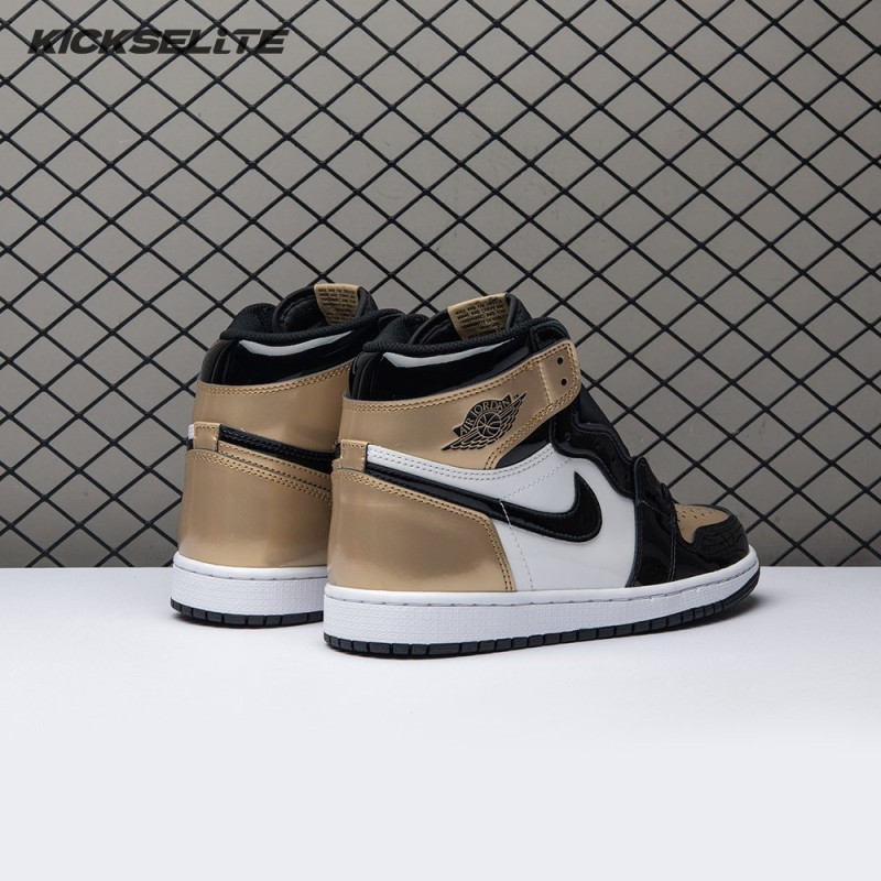 Jordan 1 Retro High NRG Patent Gold Toe Men's
