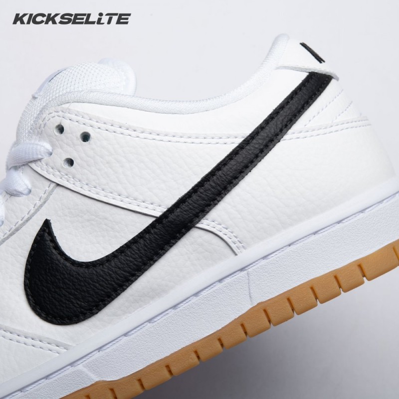 Nike SB Dunk Low Orange Label White Black Unisex