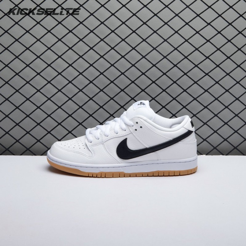 Nike SB Dunk Low Orange Label White Black Unisex
