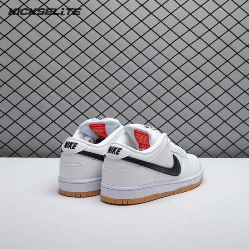 Nike SB Dunk Low Orange Label White Black Unisex