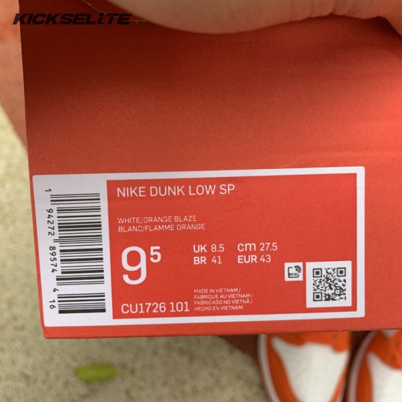 Dunk Low Retro SP 'Syracuse' Unisex