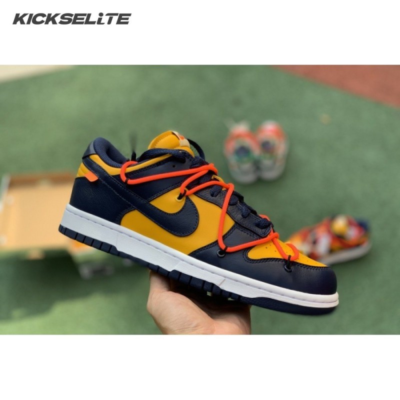 Off-White x Dunk Low 'University Gold' Unisex