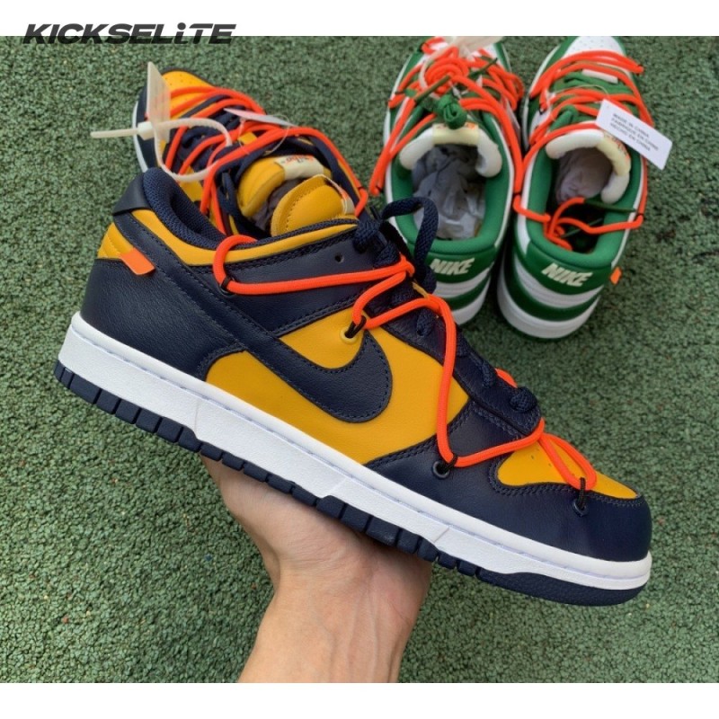 Off-White x Dunk Low 'University Gold' Unisex
