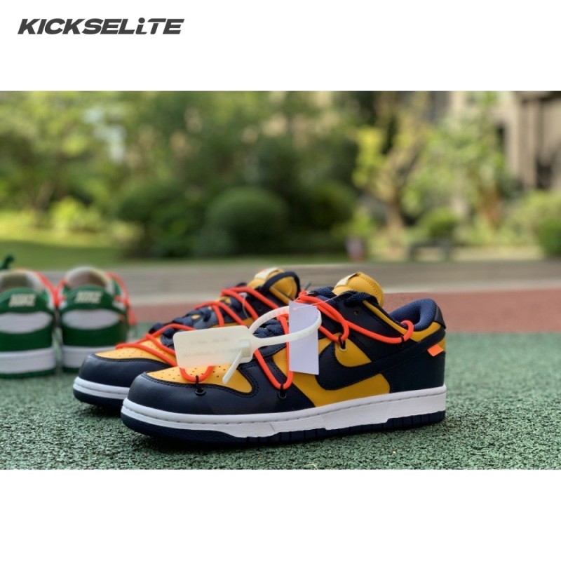 Off-White x Dunk Low 'University Gold' Unisex