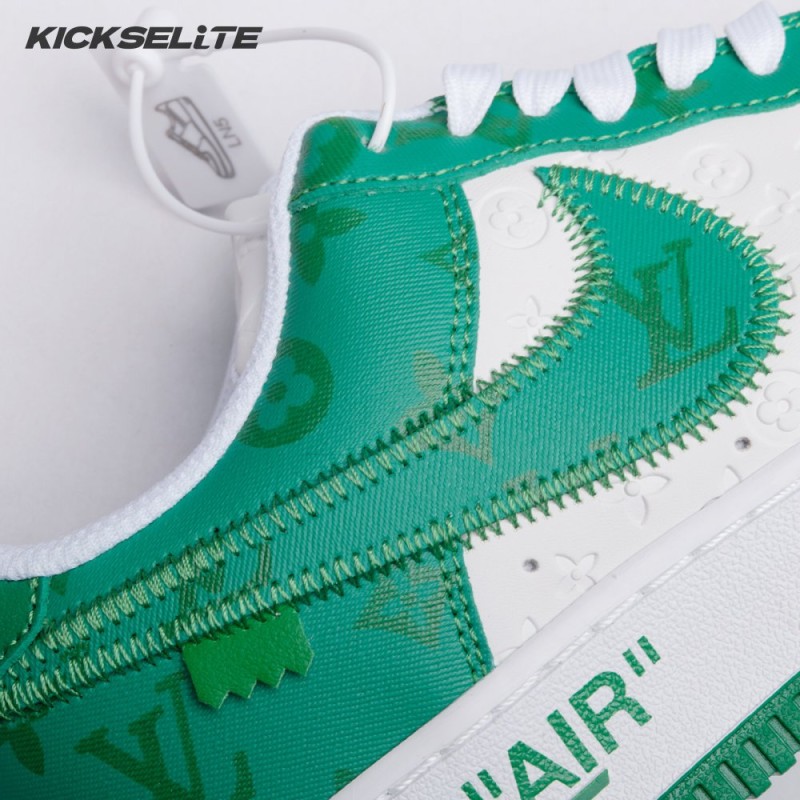 Nike Air Force 1 Low By Virgil Abloh White Green Men's