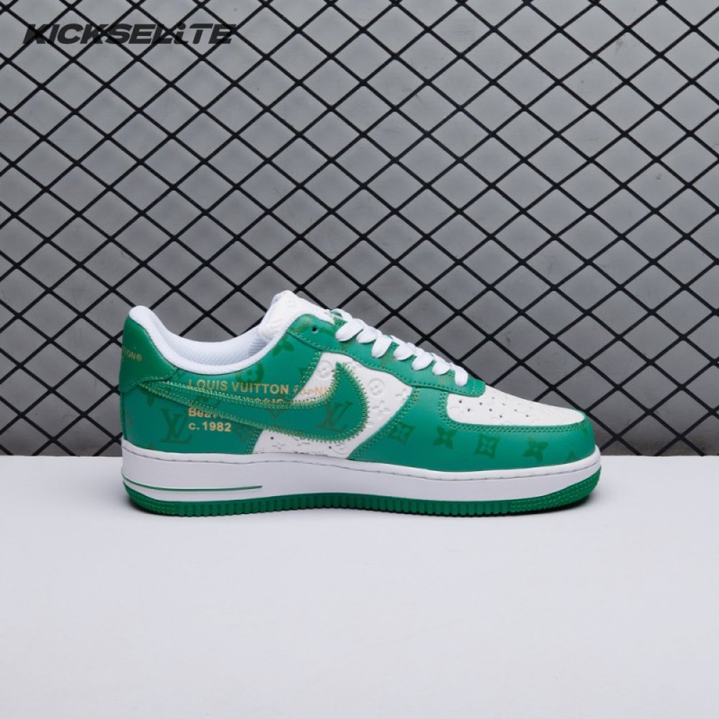 Nike Air Force 1 Low By Virgil Abloh White Green Men's
