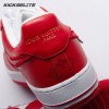 Nike Air Force 1 Low By Virgil Abloh White Red Men's