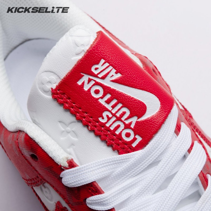 Nike Air Force 1 Low By Virgil Abloh White Red Men's