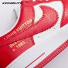 Nike Air Force 1 Low By Virgil Abloh White Red Men's