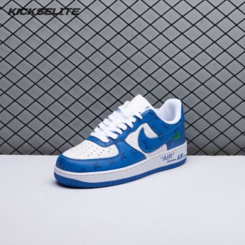 Nike Air Force 1 Low By Virgil Abloh White Royal Unisex