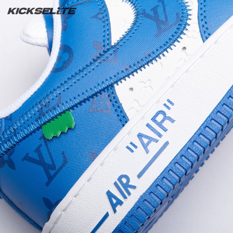 Nike Air Force 1 Low By Virgil Abloh White Royal Unisex
