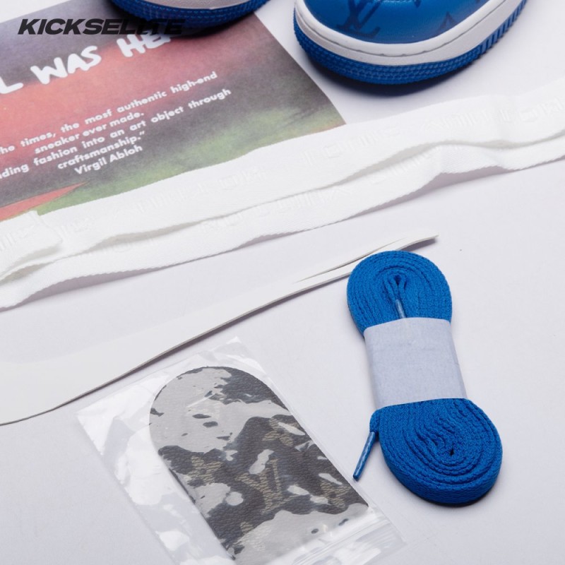 Nike Air Force 1 Low By Virgil Abloh White Royal Unisex