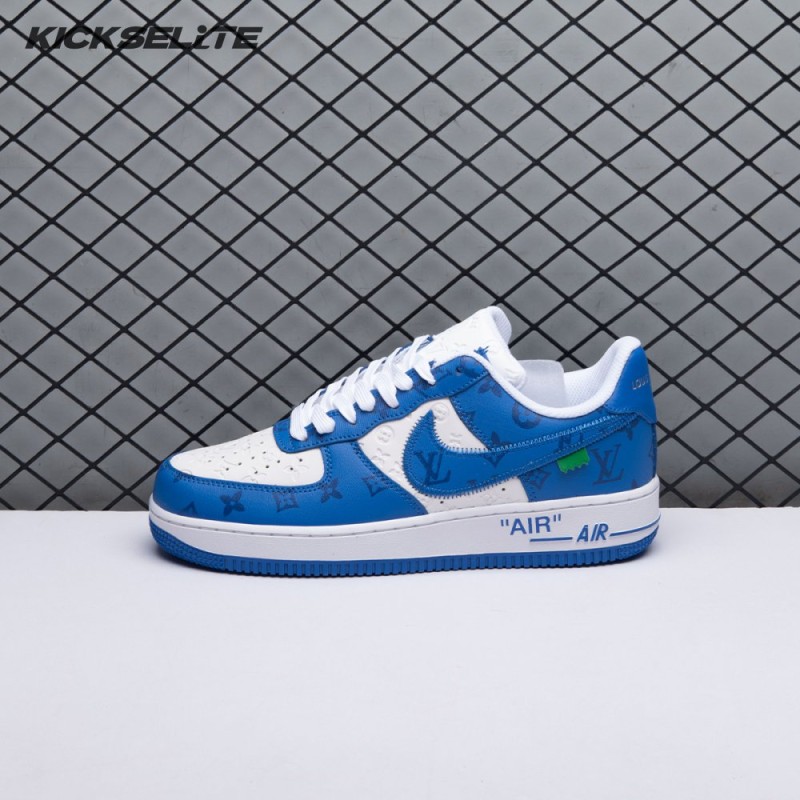 Nike Air Force 1 Low By Virgil Abloh White Royal Unisex