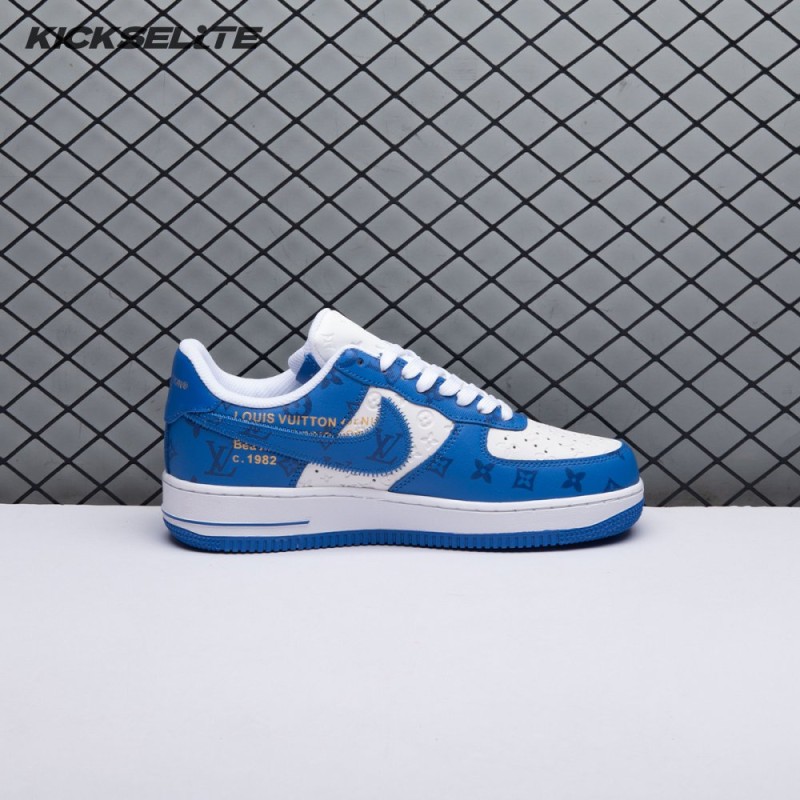 Nike Air Force 1 Low By Virgil Abloh White Royal Unisex