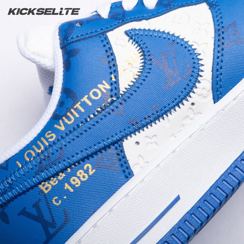 Nike Air Force 1 Low By Virgil Abloh White Royal Unisex