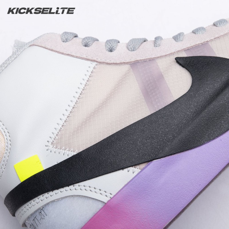 Nike Blazer Mid Off-White Wolf Grey Serena Queen AA3832-002 Unisex