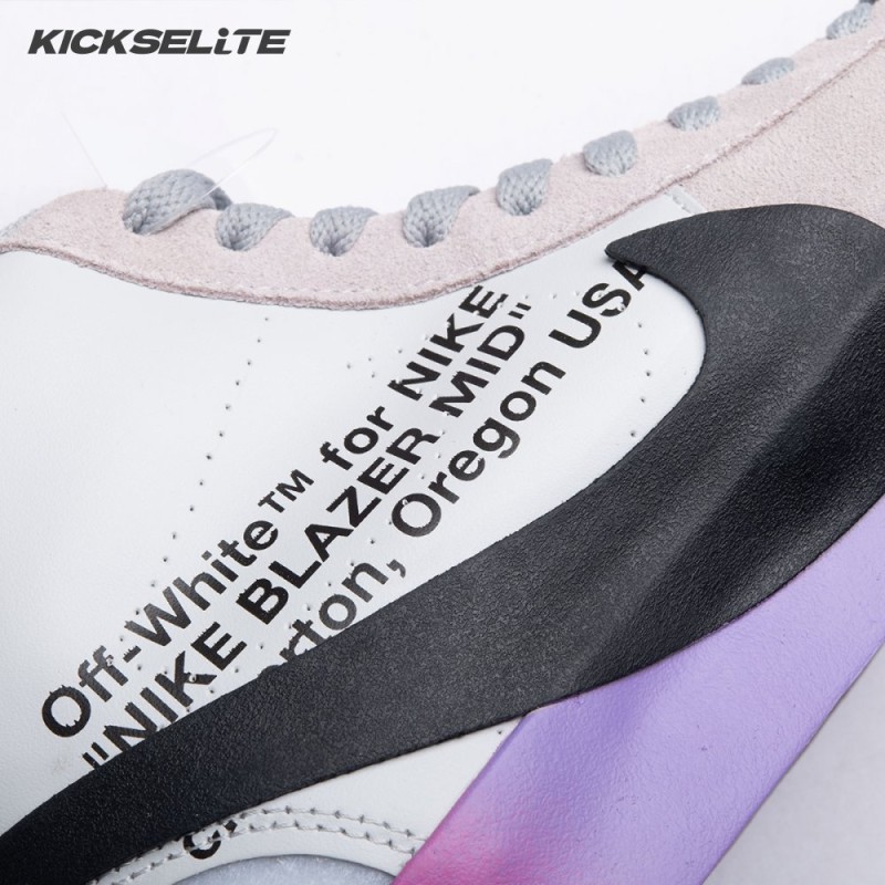 Nike Blazer Mid Off-White Wolf Grey Serena Queen AA3832-002 Unisex