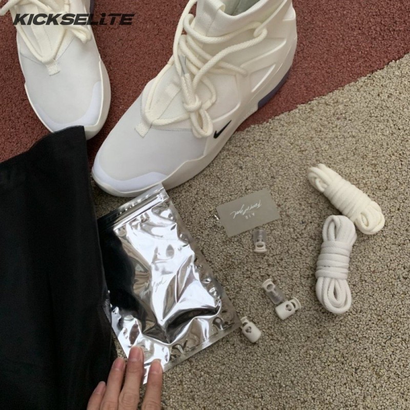 Nike Air Fear Of God 1 Sail Black Men's