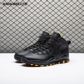 Air Jordan 10 Black Yellow HJ6779-001 Men's