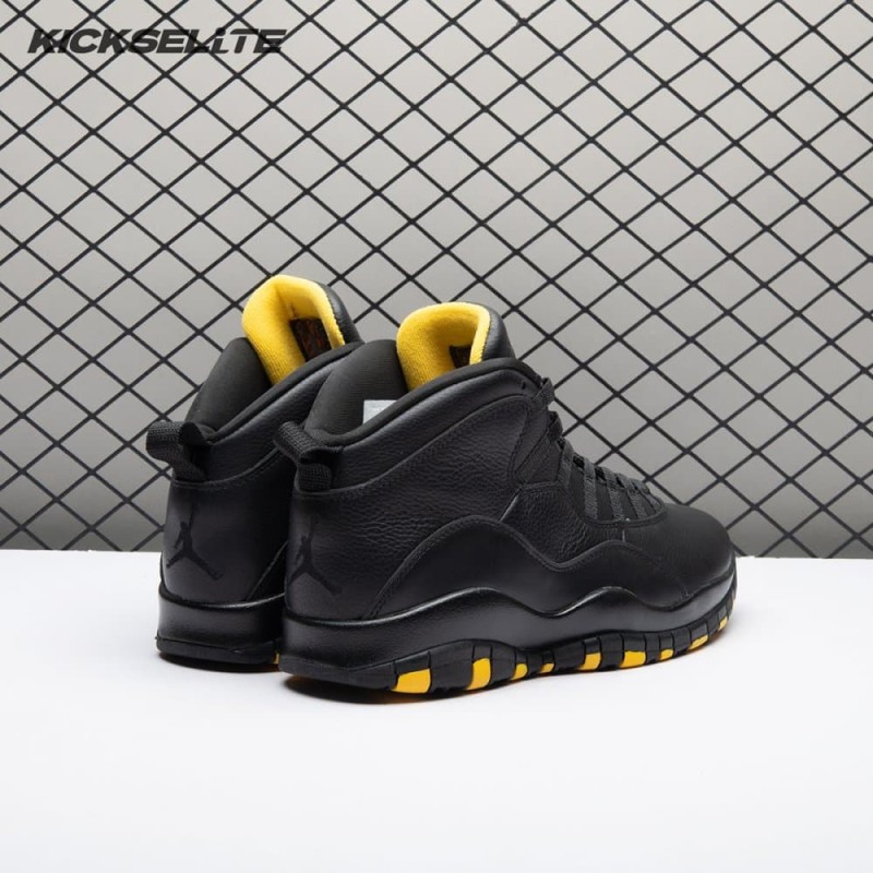 Air Jordan 10 Black Yellow HJ6779-001 Men's