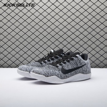Nike Kobe 11 Elite Low Oreo 822675-184 Men's