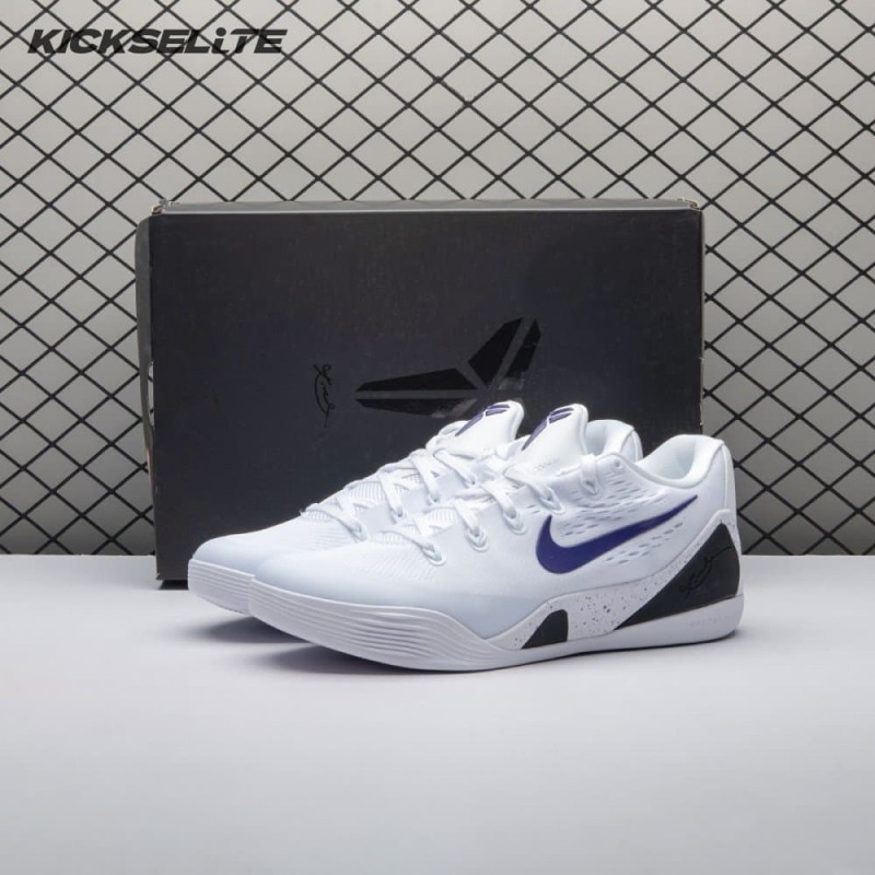 Nike Kobe 9 Elite Low EM Protro White Court Purple IH1401-100 Unisex Nike Kobe 9 Elite Low EM Protro White Court Purple IH1401-100 Unisex