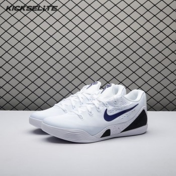 Nike Kobe 9 Elite Low EM Protro White Court Purple IH1401-100 Unisex Nike Kobe 9 Elite Low EM Protro White Court Purple IH1401-100 Unisex