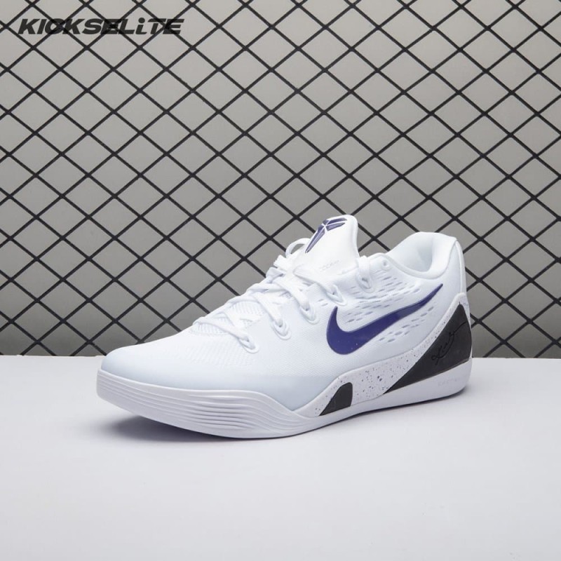 Nike Kobe 9 Elite Low EM Protro White Court Purple IH1401-100 Unisex Nike Kobe 9 Elite Low EM Protro White Court Purple IH1401-100 Unisex