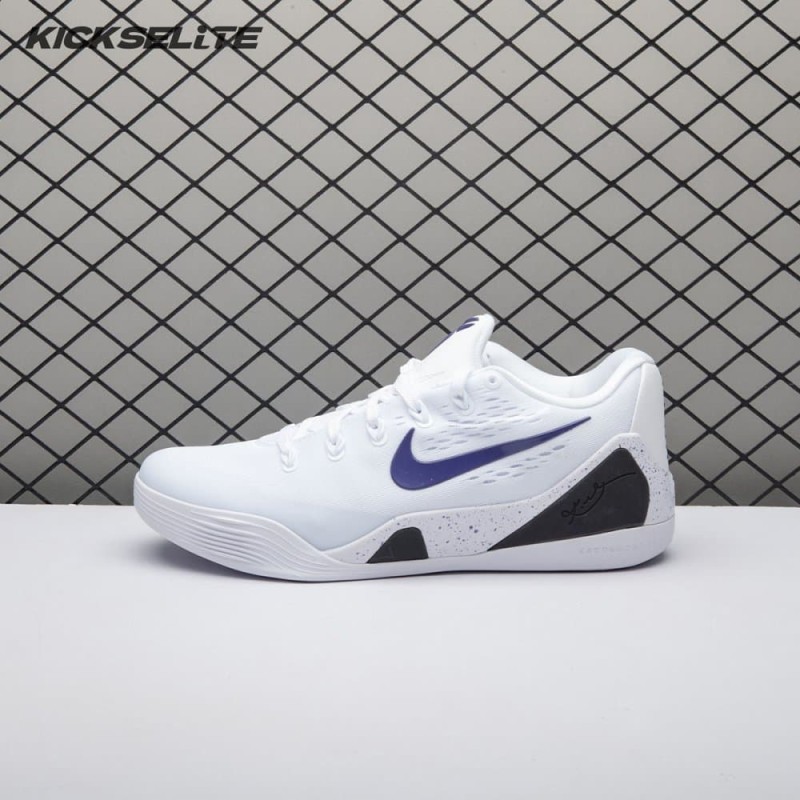 Nike Kobe 9 Elite Low EM Protro White Court Purple IH1401-100 Unisex Nike Kobe 9 Elite Low EM Protro White Court Purple IH1401-100 Unisex