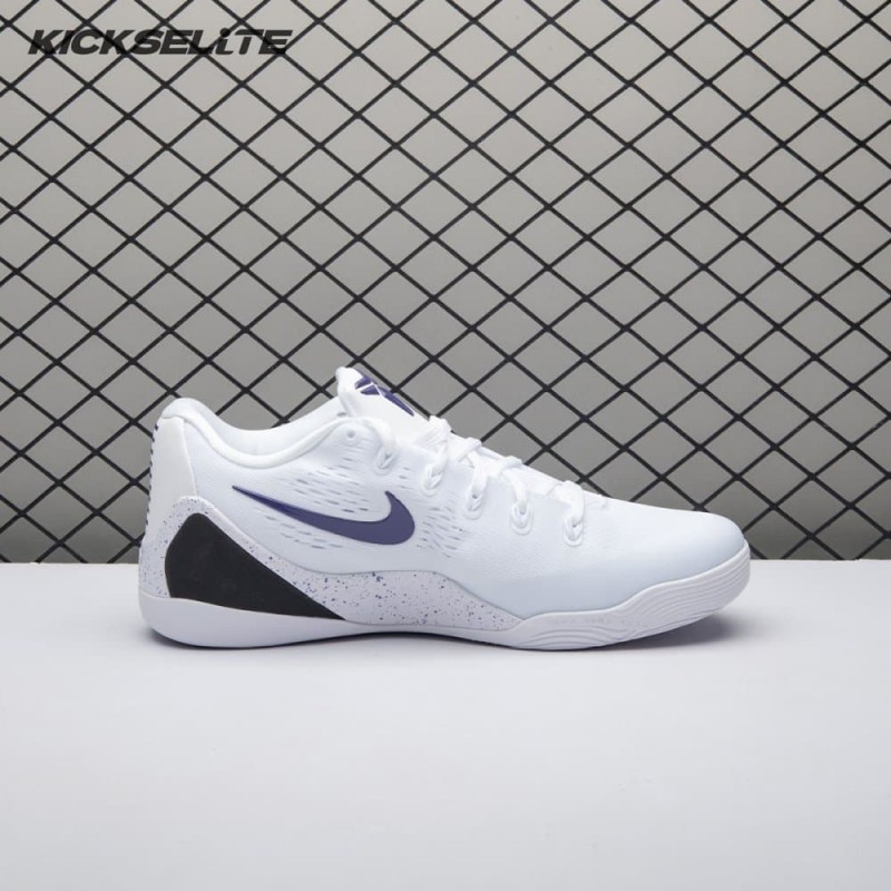 Nike Kobe 9 Elite Low EM Protro White Court Purple IH1401-100 Unisex Nike Kobe 9 Elite Low EM Protro White Court Purple IH1401-100 Unisex