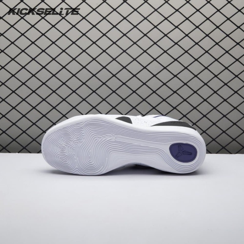 Nike Kobe 9 Elite Low EM Protro White Court Purple IH1401-100 Unisex Nike Kobe 9 Elite Low EM Protro White Court Purple IH1401-100 Unisex