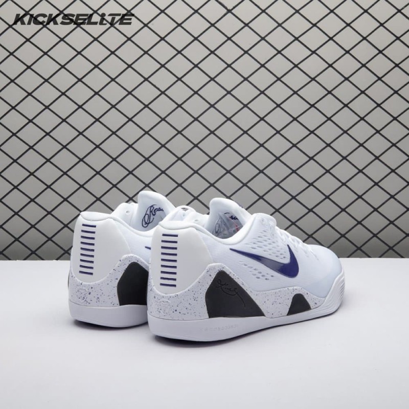 Nike Kobe 9 Elite Low EM Protro White Court Purple IH1401-100 Unisex Nike Kobe 9 Elite Low EM Protro White Court Purple IH1401-100 Unisex