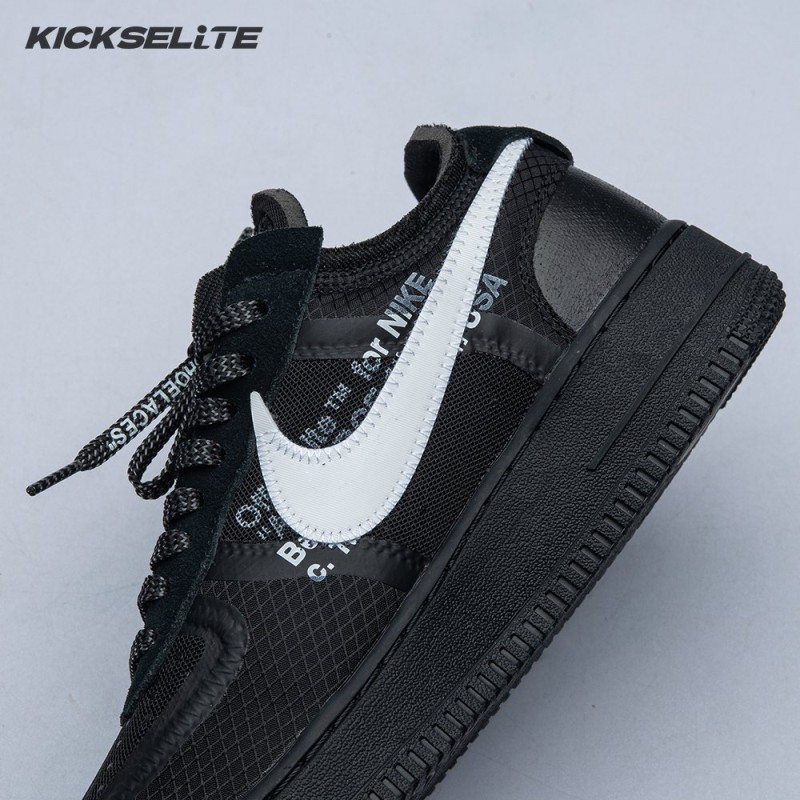 Nike Air Force 1 Low Off-White Black White AO4606 001 Unisex