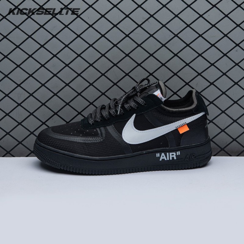 Nike Air Force 1 Low Off-White Black White AO4606 001 Unisex