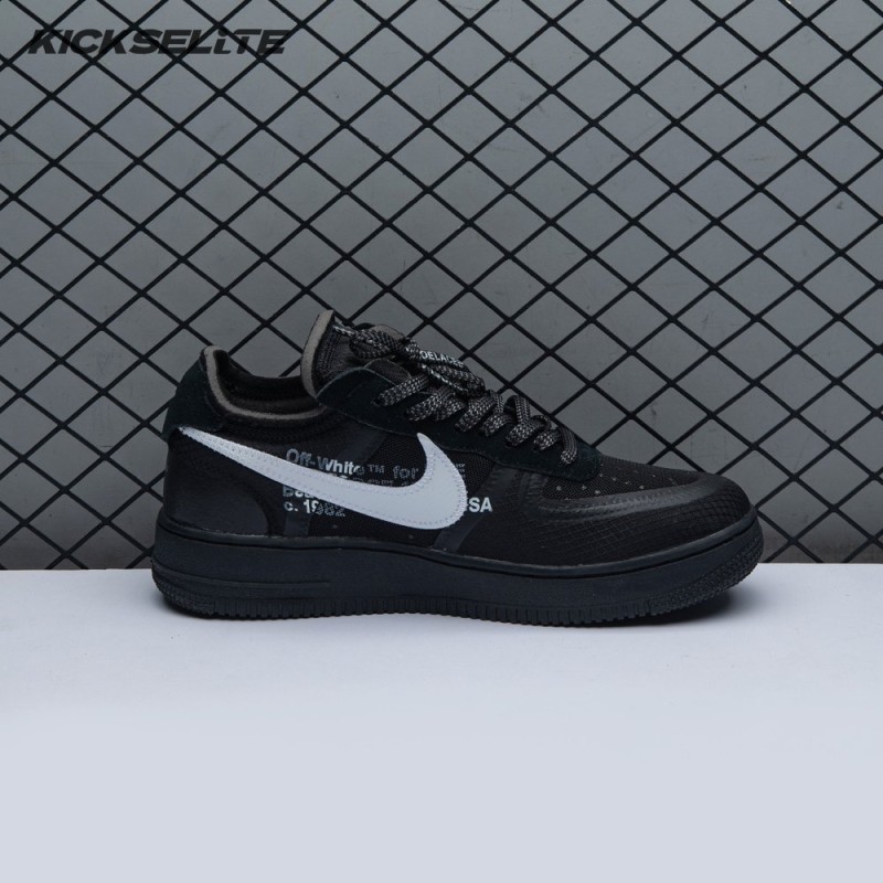 Nike Air Force 1 Low Off-White Black White AO4606 001 Unisex