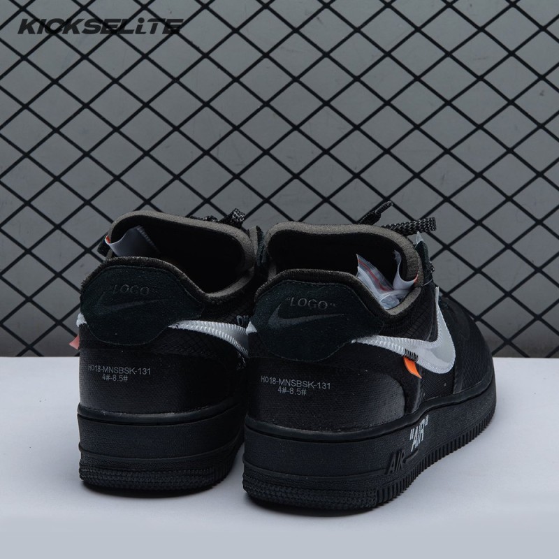 Nike Air Force 1 Low Off-White Black White AO4606 001 Unisex