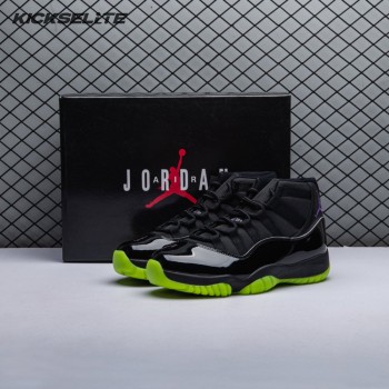Air Jordan 11 GS Black Barely Volt Men's